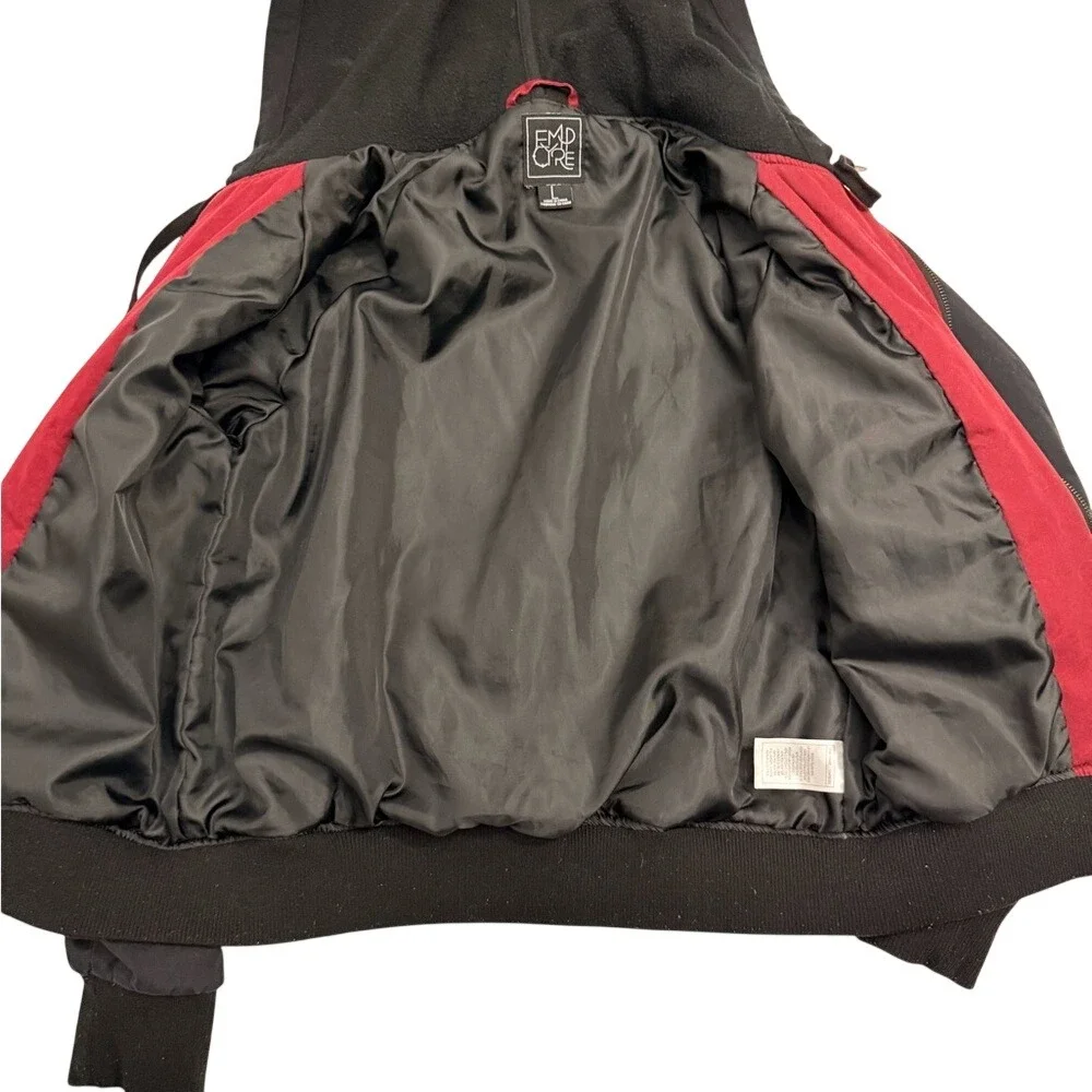 Empyre Black and Red‎ Patterned Jacket Size L